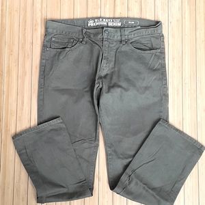 Mens OLD Navy Gray Denim Jeans SZ 32×30 (Slim)